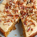 Carrot Cake With Dulce De Leche Cream Cheese Frosting
