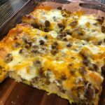 Sausage Egg & Cheese Biscuit Casserole