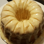 Vanilla Buttermilk Pound Cake With Cream Cheese Glaze